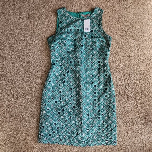 Banana Republic Dresses & Skirts - NWT Banana Republic Jacquard Sheath Dress Green Size 0
